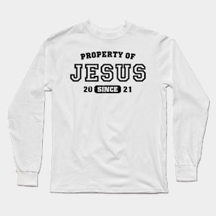 Property of Jesus since 2021 Long Sleeve T-Shirt